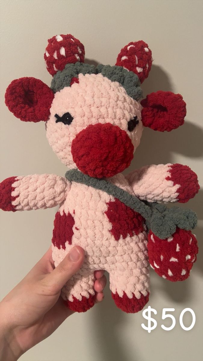 Strawberry Cow Crochet