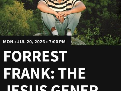 Forrest Frank Tickets! Ball Arena Denver - July 20, 2026 this Monday!