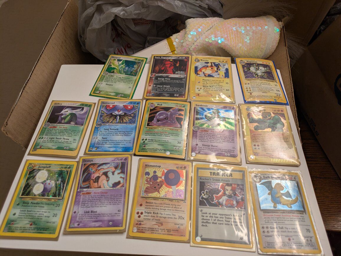 Various Holo pokémon cards 1999-2006