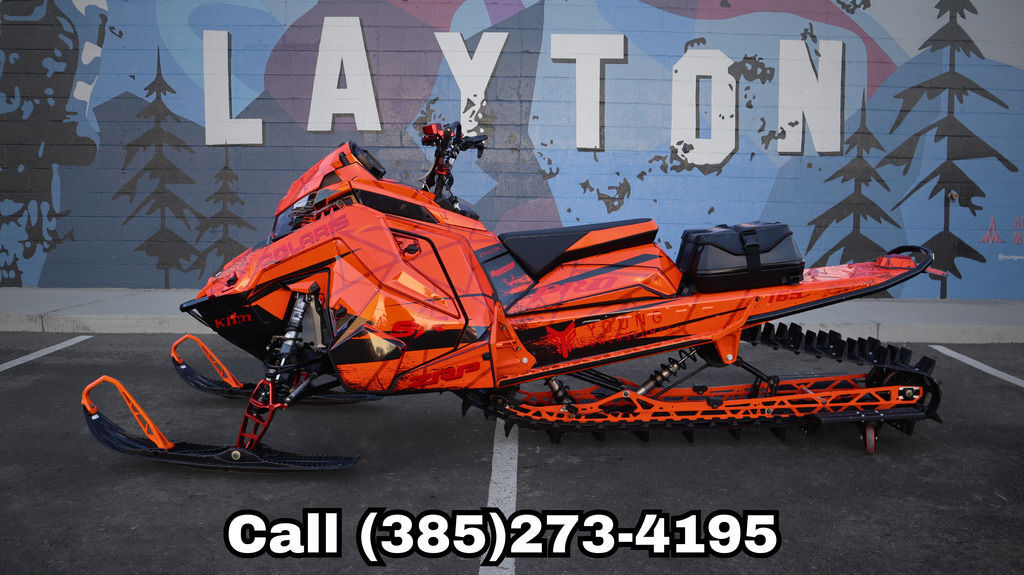 2024 Polaris® Patriot 9R Pro RMK Slash 165 Premium Matte Orange Metallic