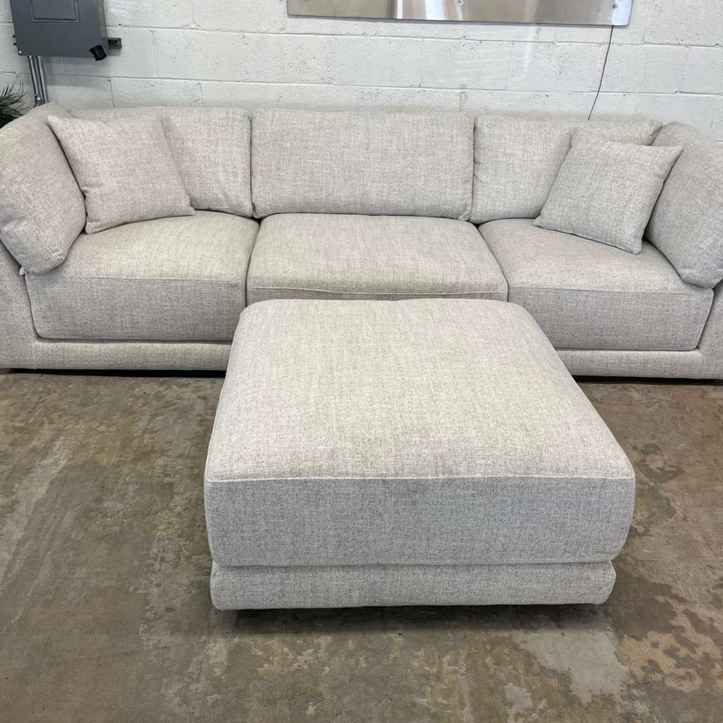 COSTCO DAYNA 4-PIECE FABRIC MODULAR SECTIONAL!!