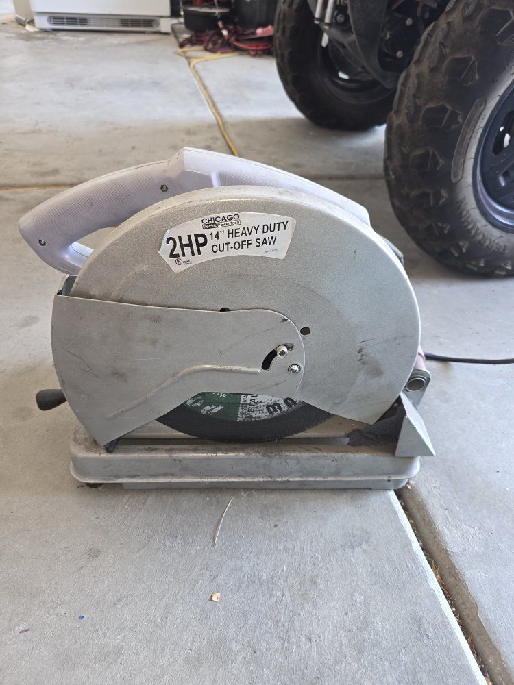 Chicago Electric Power Tools 2HP 14" Heavy Duty Cut-Off Saw