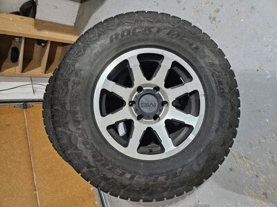 Tires and rims set of four