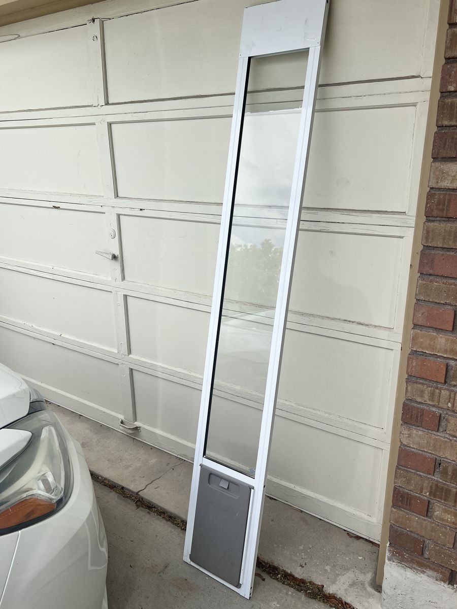 Sliding glass pet door for Medium size pet