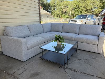 Large Light Gray Sectional Sofa Couch - Modern couch