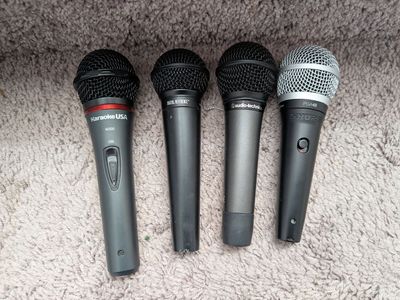 Shure, Audio Technica, Digital Reference, Various Dynamic Vocal Microphones