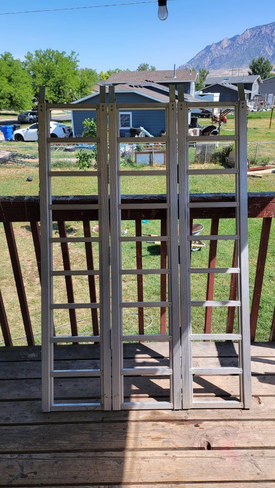 Aluminum Tri-fold folding ramp