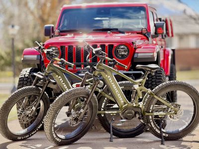 QUIETKAT Two e-bikes: Jeep Rubicon Limited Edition