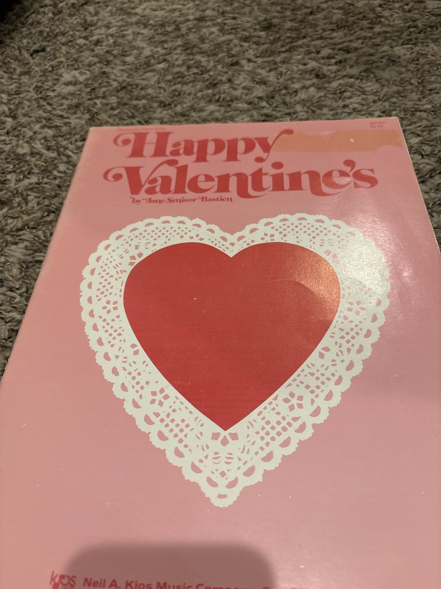 Happy Valentine's by Jane Smisor Bastien - Piano Sheet Music Book