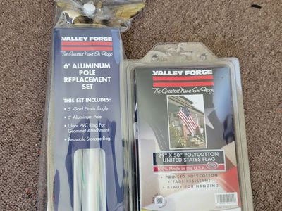 Flags and flagpole inventory