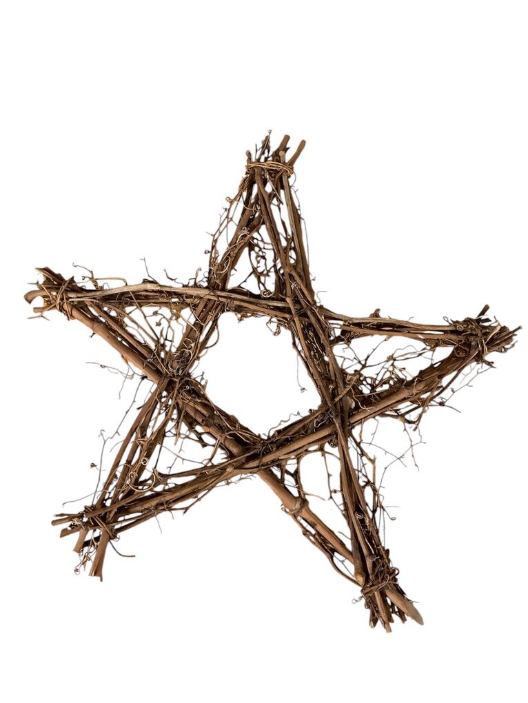 Natural Grapevine Wreath Star Shape DIY Crafts
