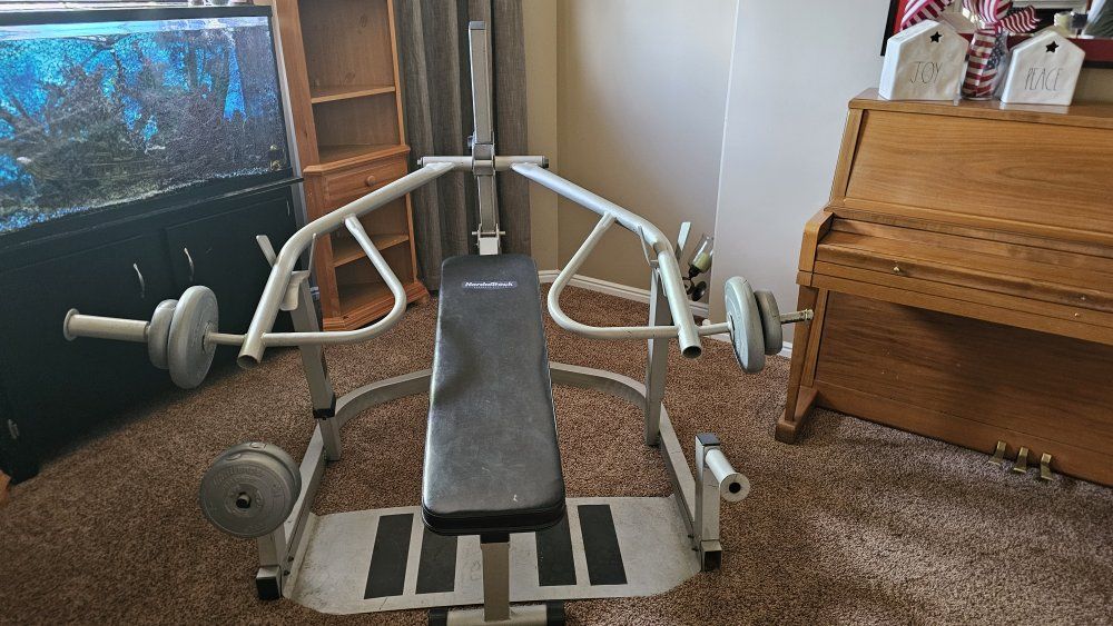 Nordic Track Fitness Center Work Out Bench Press and more
