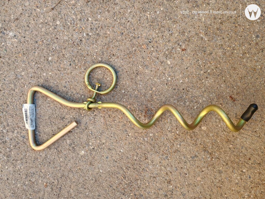 new anchor tie out with ring