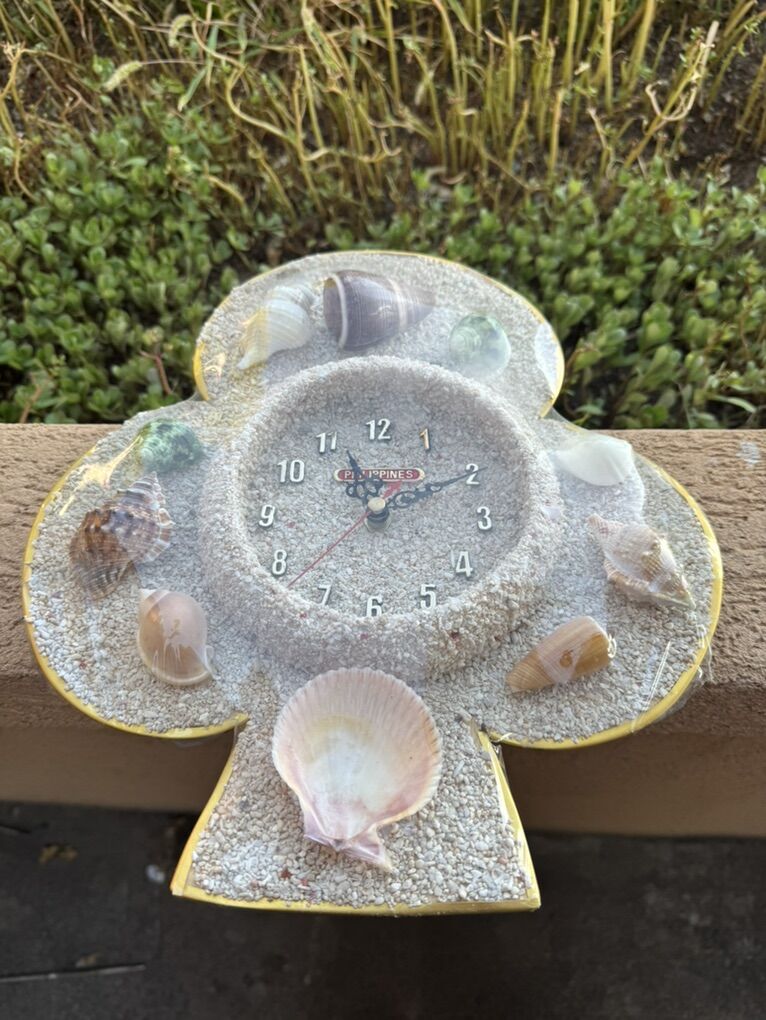 New Philipinnes Clock-wall beach-themed hourglass