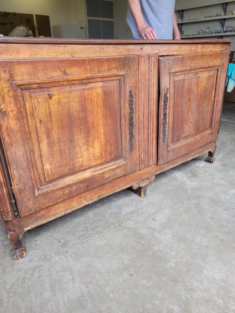 Antique wooden sideboard
