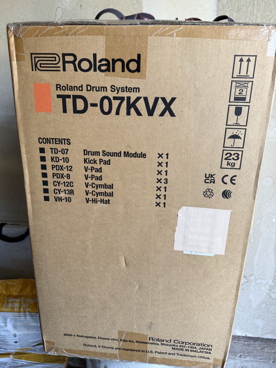 Roland V-Drums Components (TD-07KVX Box Contents) - New