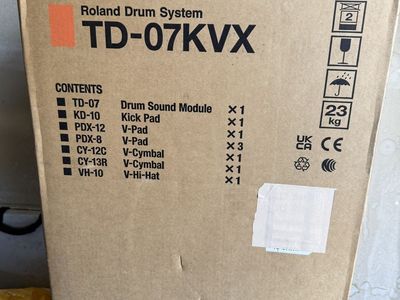 Roland V-Drums Components (TD-07KVX Box Contents) - New