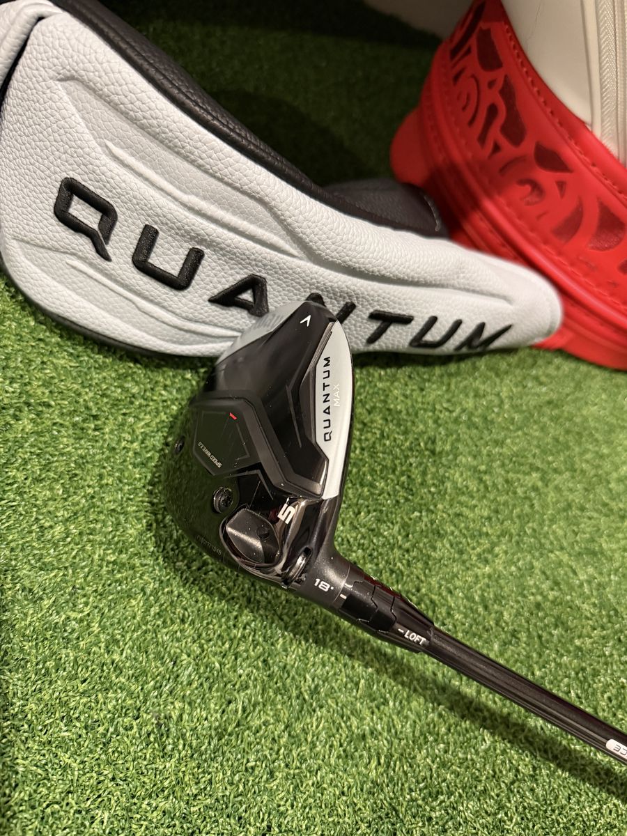 Left Hand Callaway Quantum Max 5 Wood Tour AD Di-6S Black Excellent