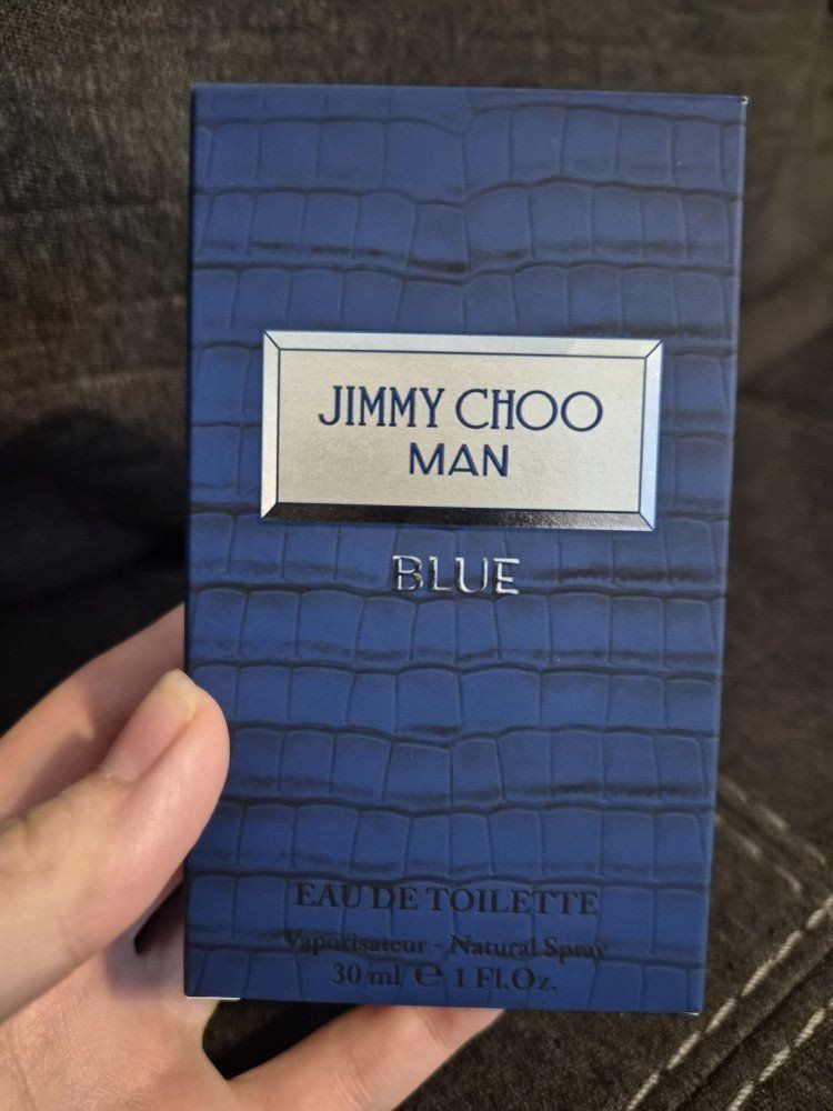 New Authentic Cologne. Jimmy Choo Man Blue Eau de Toilette Spray for Men, 1 oz (30 ml)