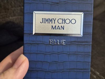 New Authentic Cologne. Jimmy Choo Man Blue Eau de Toilette Spray for Men, 1 oz (30 ml)