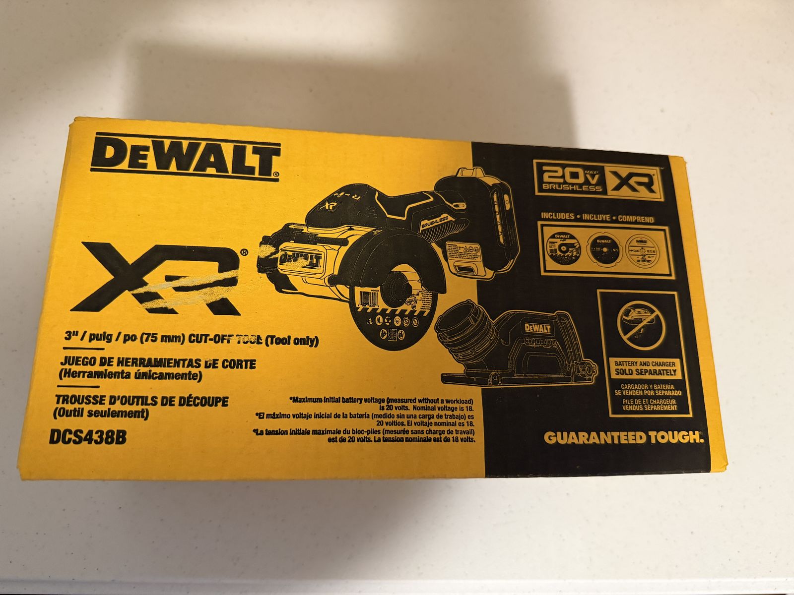 Brand new Dewalt 20V XR Cutoff tool, tool only