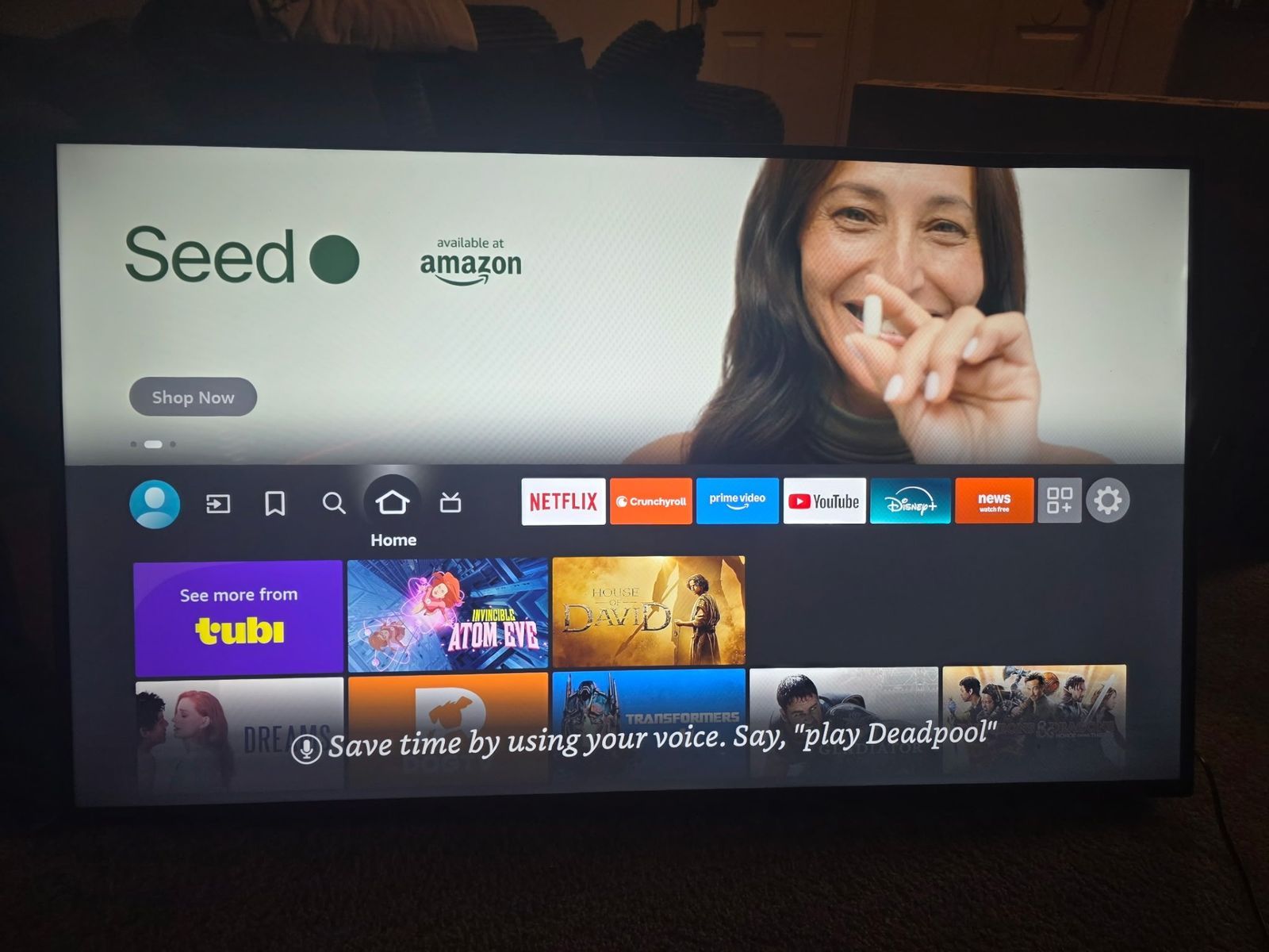 58" Insignia Smart TV (Fire TV Edition) – Excellent Condition