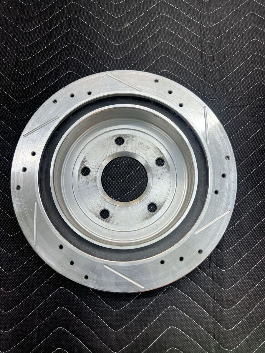 Slotted and Drilled Brake Rotor
