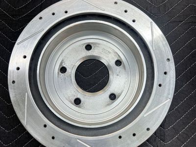 Slotted and Drilled Brake Rotor