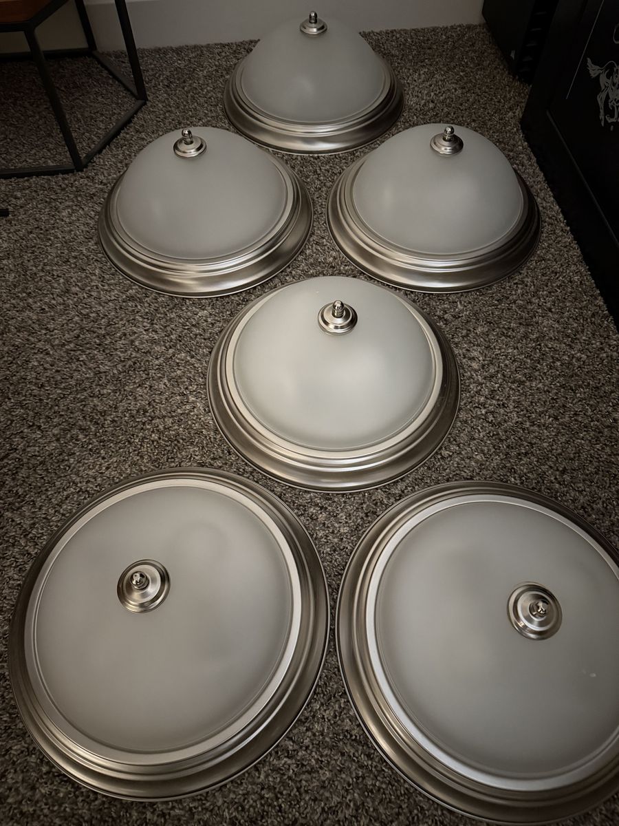 6 Brushed Nickel Ceiling Lights