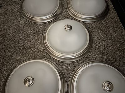 6 Brushed Nickel Ceiling Lights