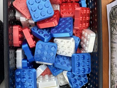 Red, White, & Blue 3D Printed Fidget Pop-Its - Lots available