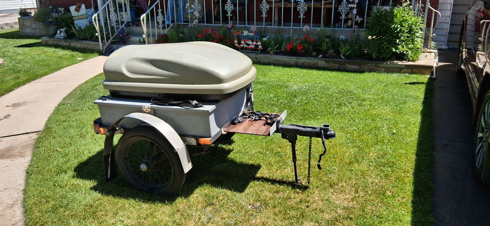 trailer for a motorcycle