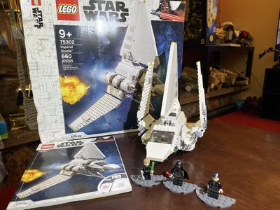 LEGO Star Wars Imperial Shuttle Set 75302 with Box, Manual & Minifigures