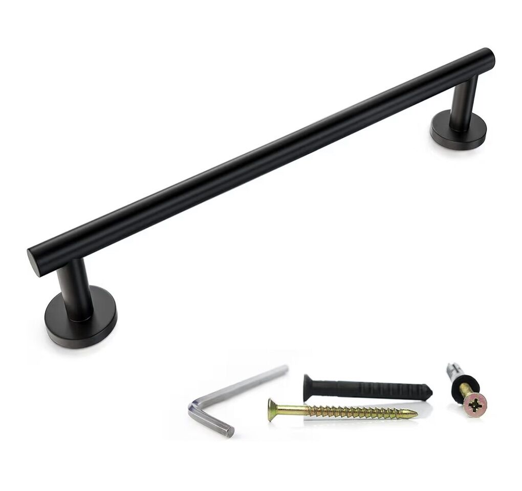 Black Towel Bar 18 Inch
