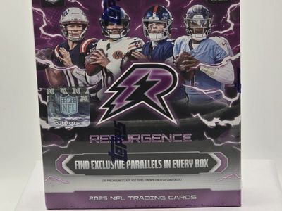2025 Topps Resurgence NFL Football Trading Cards Sealed Mega Box