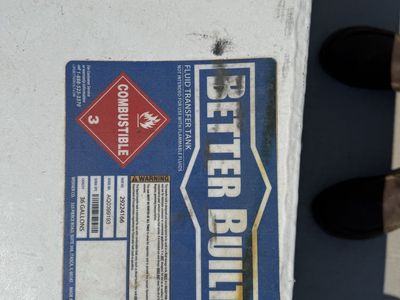 Better Built 36-Gallon Auxiliary Fluid Transfer Tank - Diesel Fuel Storage