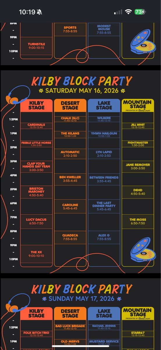 Kilby Block Party VIP tickets