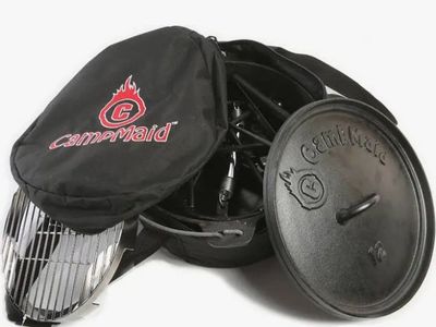 new dutch oven camp set.