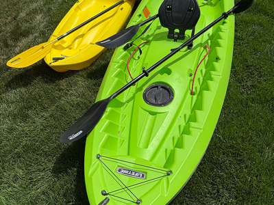 Lifetime Kayaks – Tandem + Youth Kayak with Paddles – Like New!