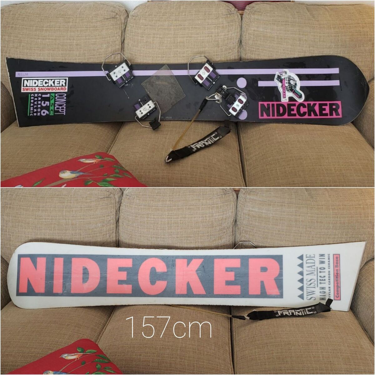NIDECKER SNOWBOARD 157cm SWISS MADE COMPETITION