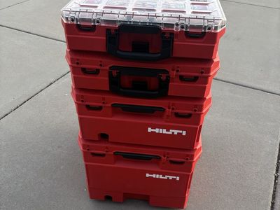 New Hilti ProKit Modular Storage System - Retail value $600+ after taxes. Discounting to $520
