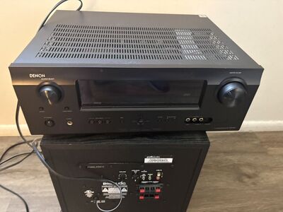 Denon Receiver, Boston Acoustic Speakers,