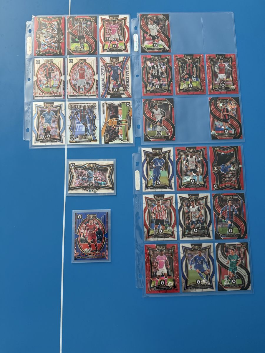 Panini Select Soccer Cards - Lot of 27 Premier League, La Liga, Serie A, Bundesliga, Ligue 1