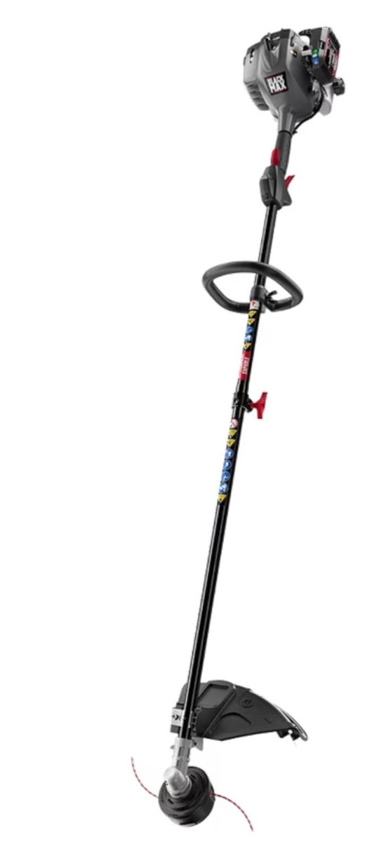 New in Box BlackMax 2-Cycle 25cc Full Crank Straight Shaft Attachment Capable String Trimmer, BM25SSAC