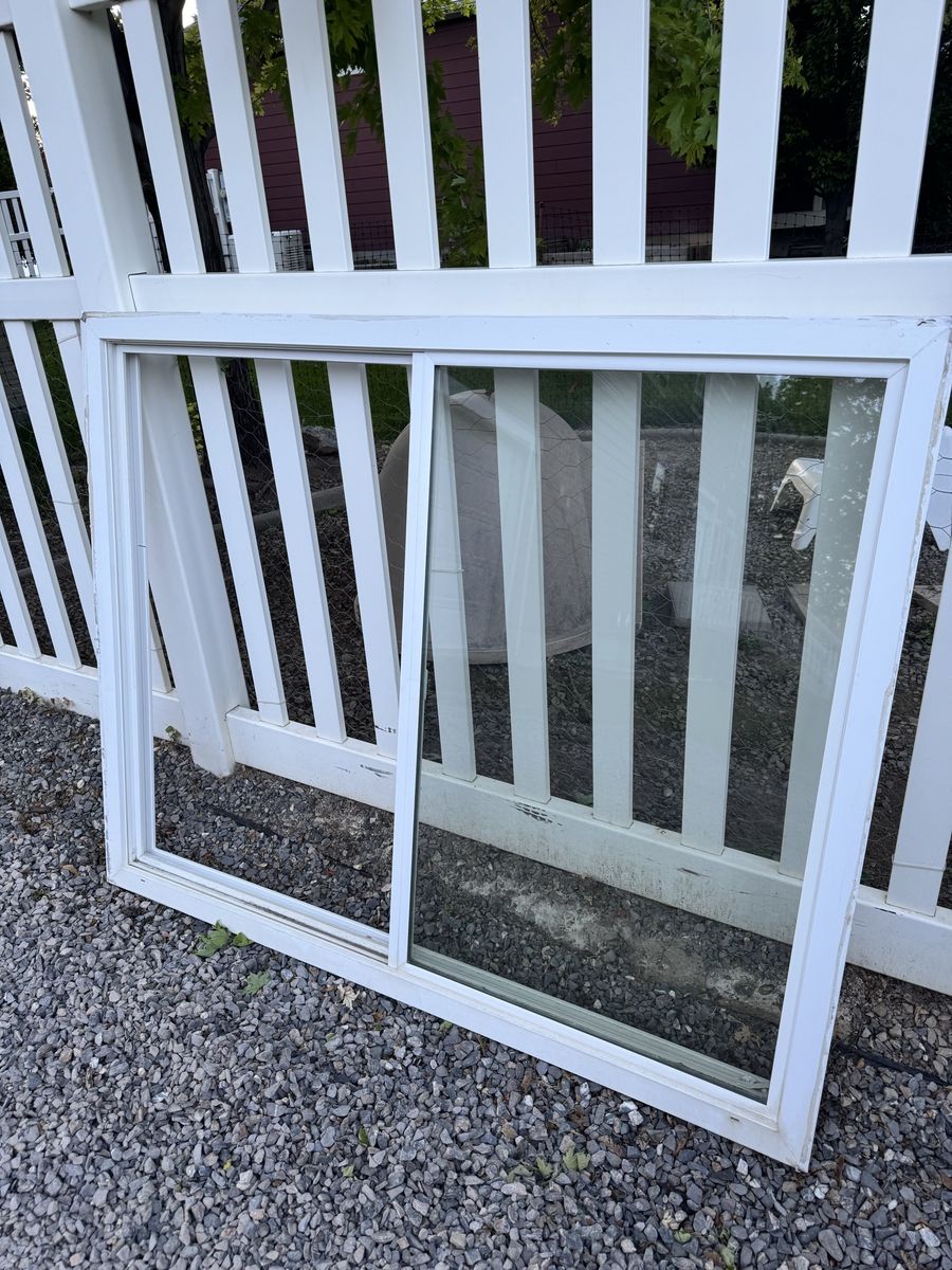 Used 4050 Window with Matching Screens & White Interior Shutters – $300 OBO