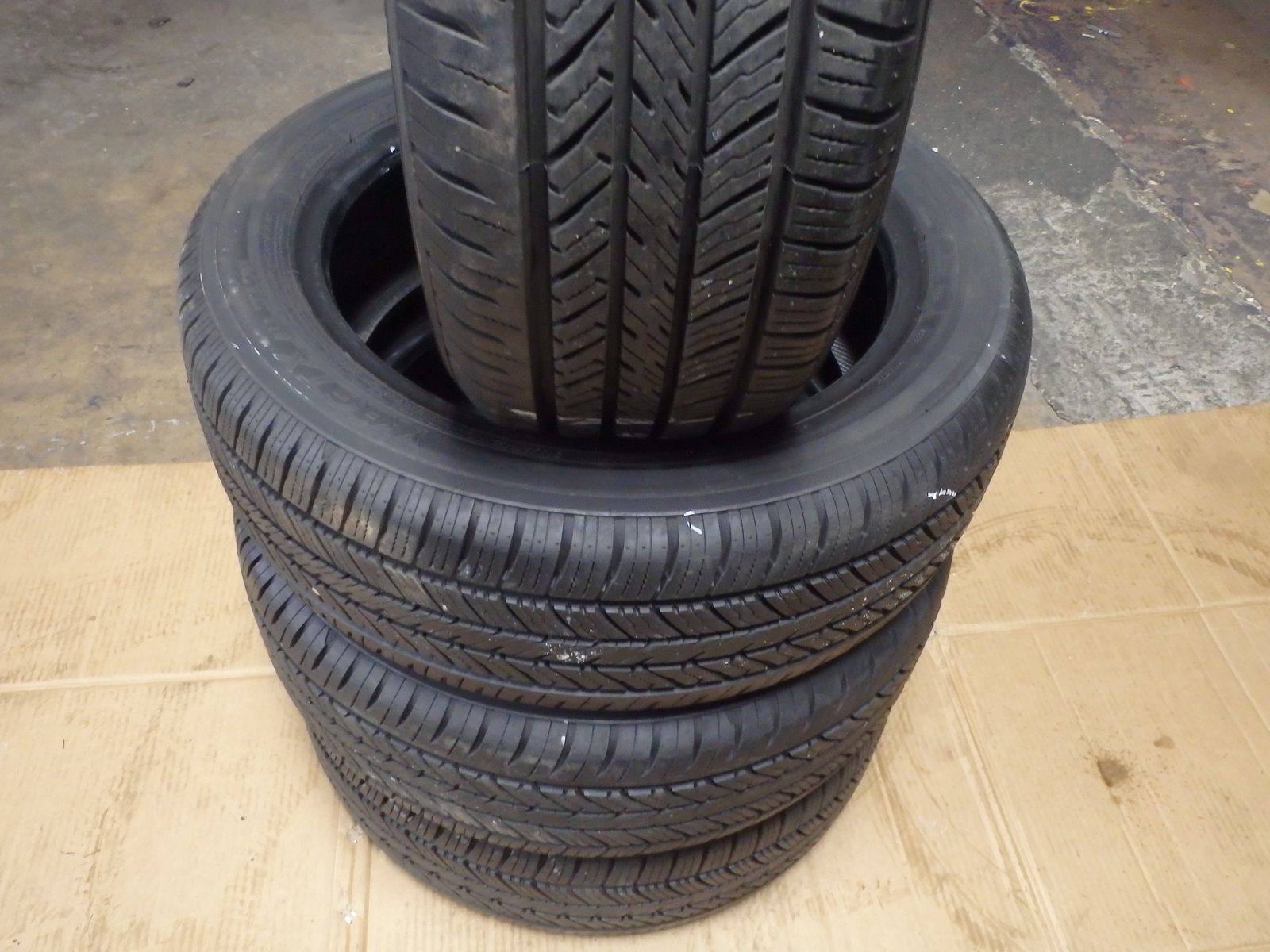 185/55R16 YOKOHAMA YK-GTX A/S SET OF USED TIRES