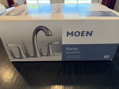 Moen Korek Wide Spread Bath Faucet Brushed Nickel