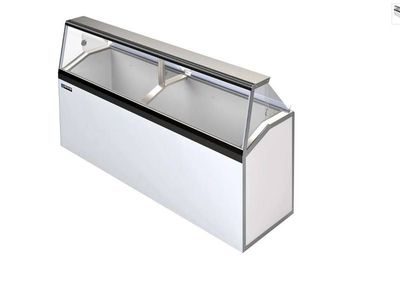 Master-Bilt DD-88L 90" Low Glass Ice Cream Dipping Cabinet
