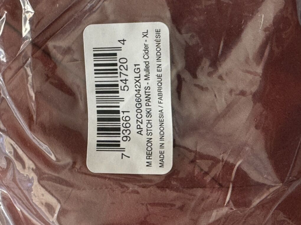 Recon Black Diamond Strech Ski Pants XL