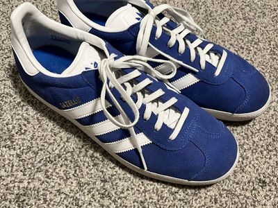 Adidas Gazelle Classic Blue Suede Men's Size 9